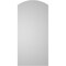 Ekena Millwork Arch Top Surface Mount PVC Gable Vent: Functional, w/ 3-1/2"W x 1"P Standard Frame, 16"W x 34"H GVPAR16X3401SF - alternate 4